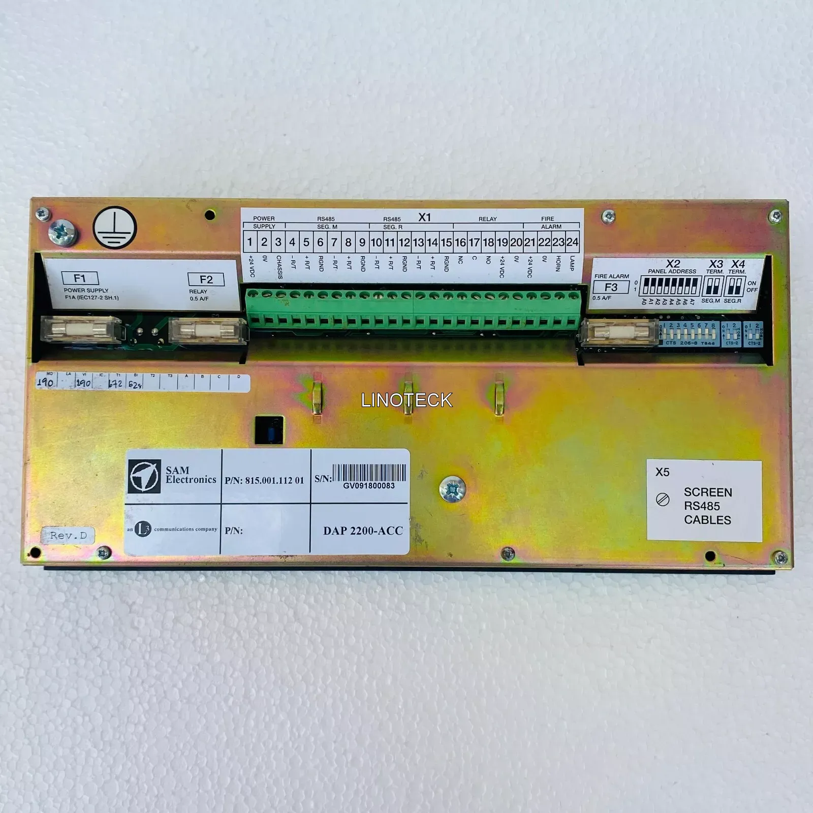 Reparo da Painel IHM Sistema de Monitoramento e Controle Sam Electronics DAP 2200-ACC Reparo da Painel IHM Sistema de Monitoramento e Controle Sam Electronics DAP 2200-ACC