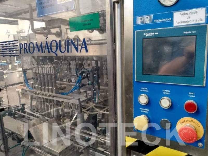 Conserto Envasadora PROMÁQUINA linear 6 bicos