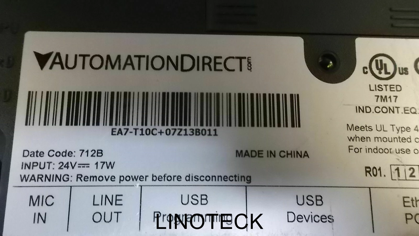 Assistência técnica Painel Operador AutomationDirect EA7-T10C