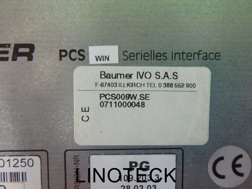 Conserto Painel Operador Baumer IVO S.A.S PCS009W.SE