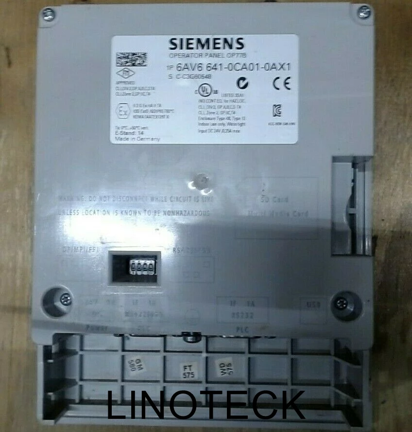 Conserto Painel Operador Siemens OPTE-6AV6-641-0CA01-0AX1