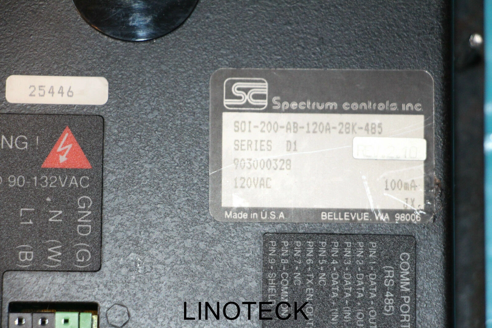 Assistência Técnica Painel Spectrum Control Inc S01-200-AB-120A-28K-485