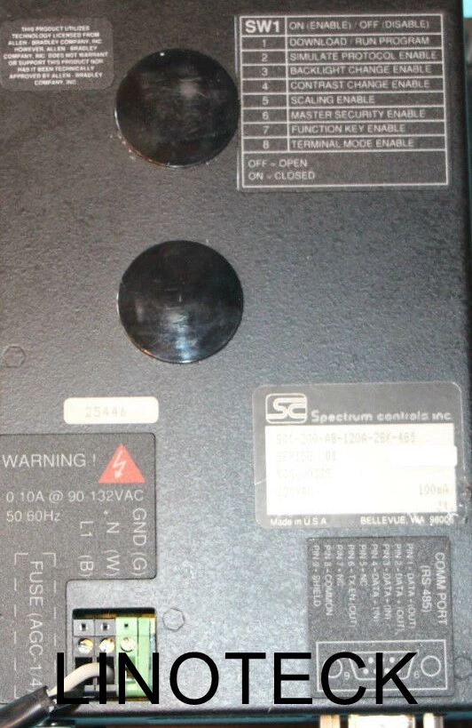 Manutenção de Painel Spectrum Control Inc S01-200-AB-120A-28K-485
