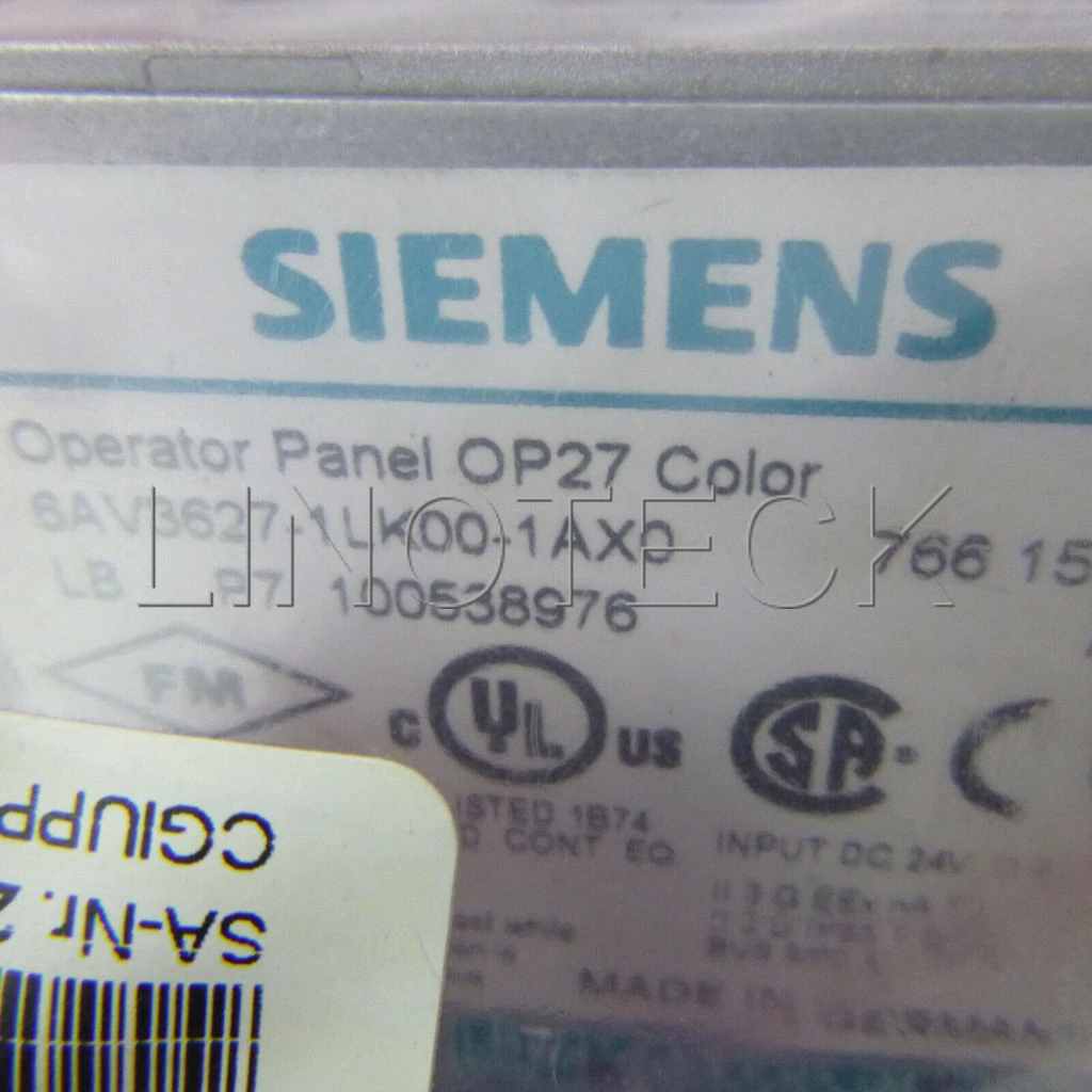 Conserto IHM OP27 Siemens 6AV3627-1LK00-1AX0