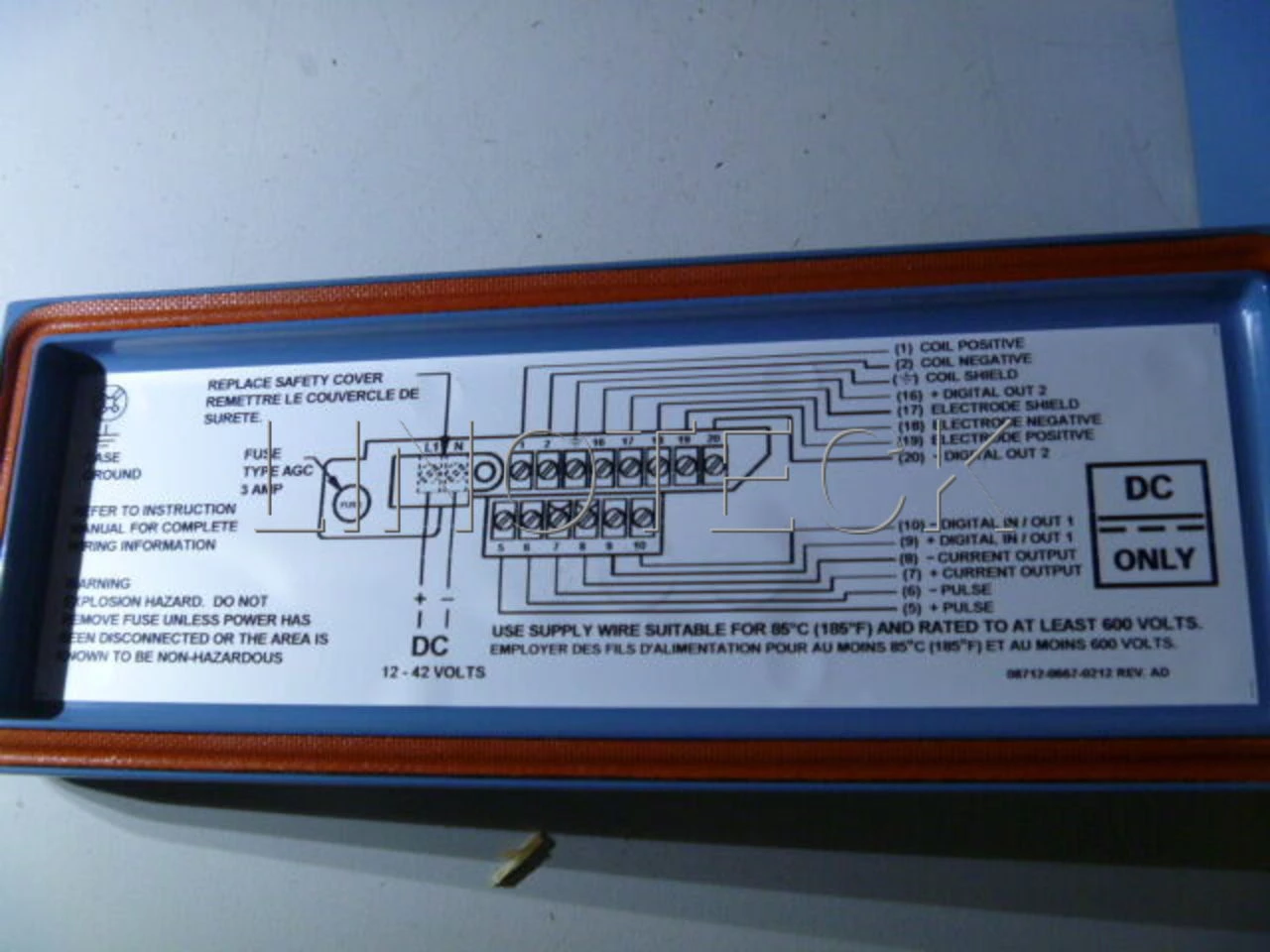 Conserto de Medidor de vazão magnético Rosemount 8712ESR1A1N0M4
