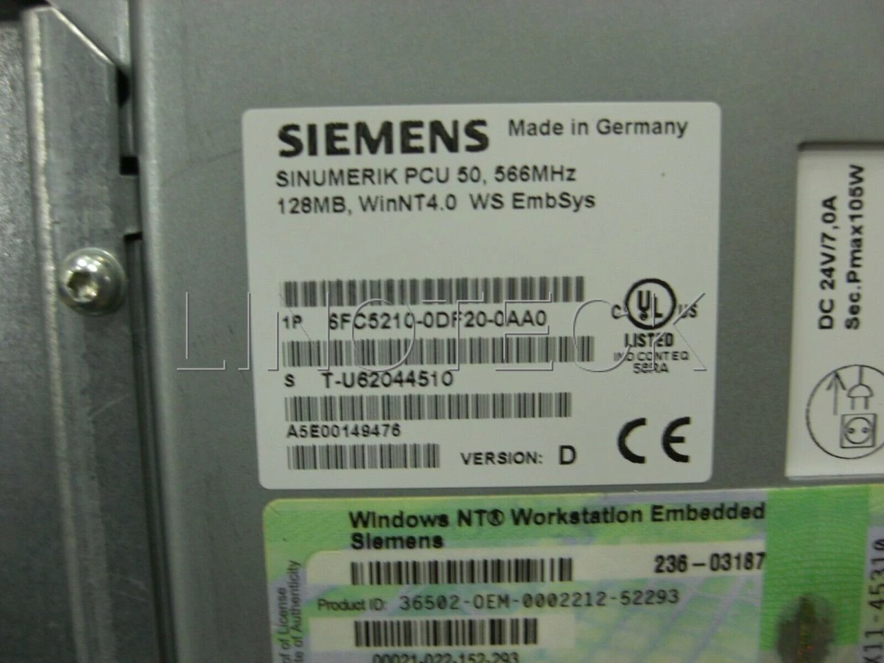 Conserto Painel-Operador-Siemens-6FC5210-0DF02-0AA0