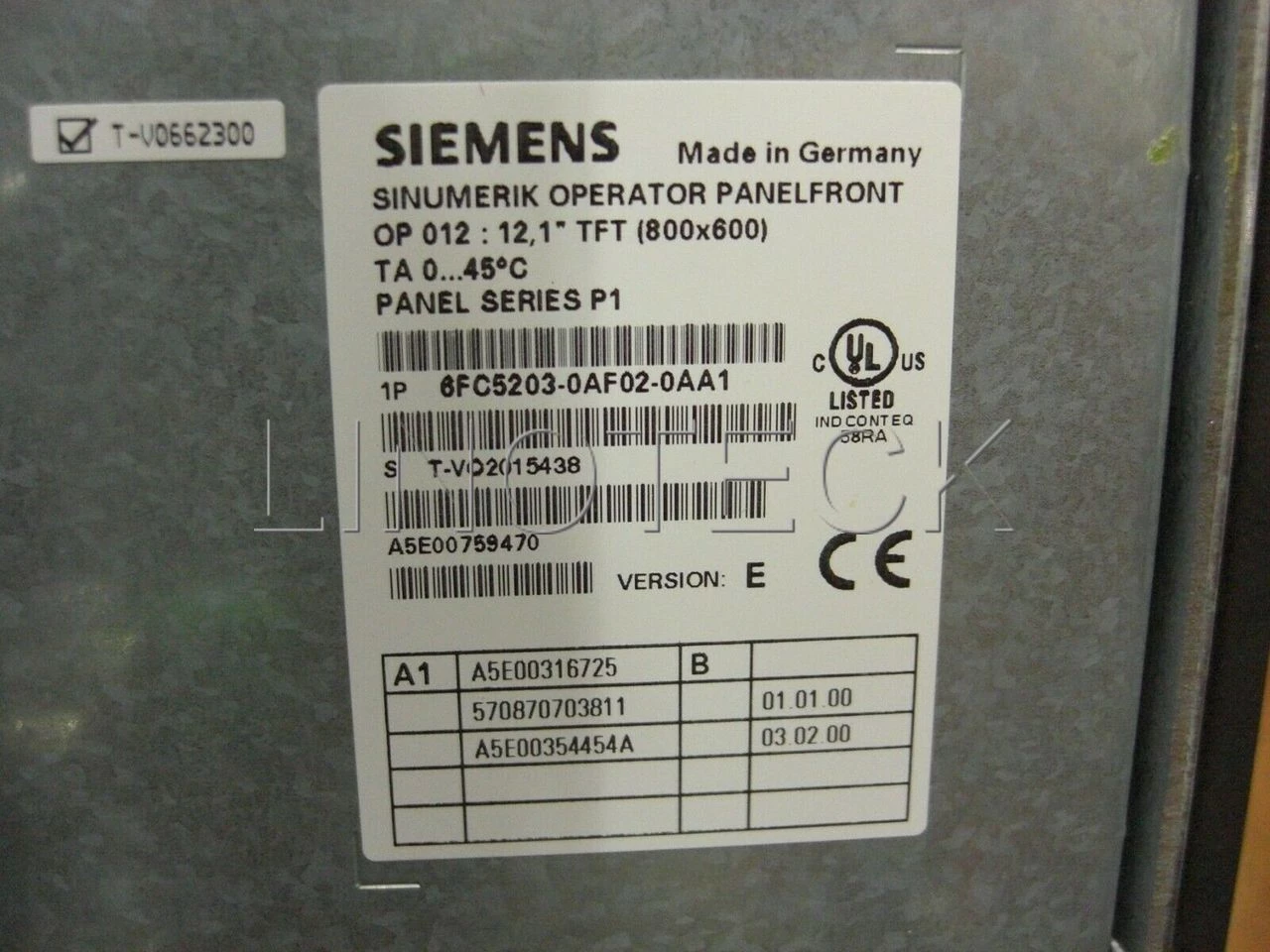Assistência técnica Painel-Operador-Siemens-6FC5210-0DF02-0AA0