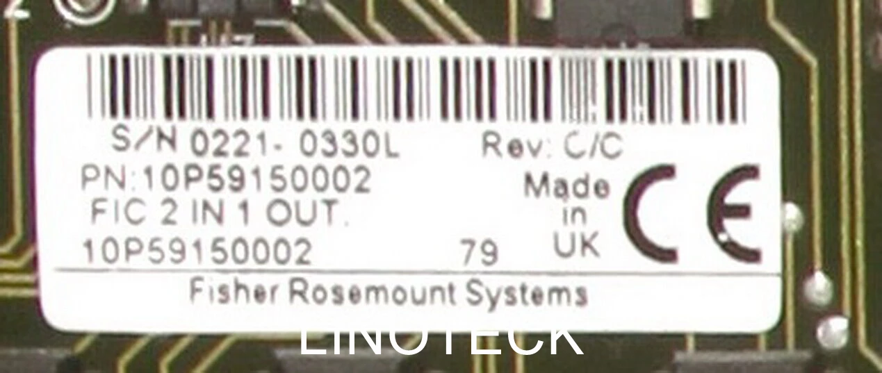 Conserto Placa Eletrônica Fisher Rosemount 10P59150002